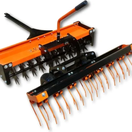 Rasenlüfter für Rasentraktor Vertikutierer Rasenlüfter mit Rasenstriegel 100cm