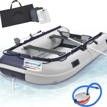 ArtSport Schlauchboot 3,20 m für 4 Personen mit 2 Sitzbänke & Aluboden