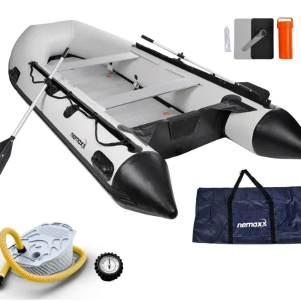 NEMAXX® Schlauchboot 380 cm für 7 Personen Angelboot Freizeitboot 905kg
