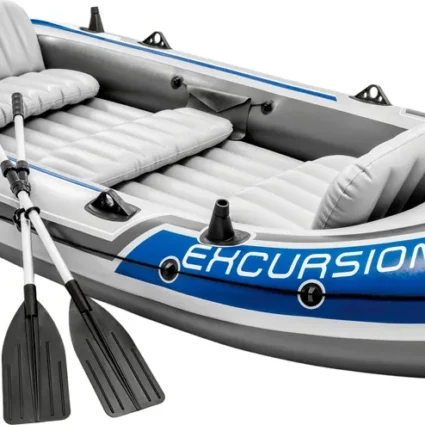Intex 68325 Schlauchboot Set bis 5 Personen „Excursion 5“ 366 x 168 x 43 cm